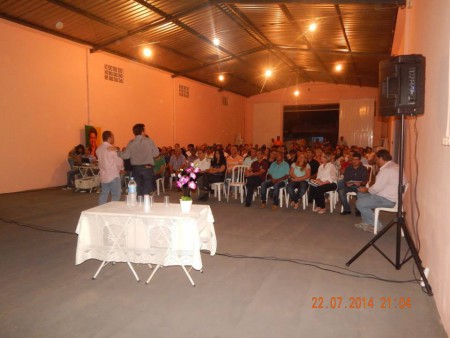 Reunião com moradores do bairro Orestes Ongaro e Adjacentes
