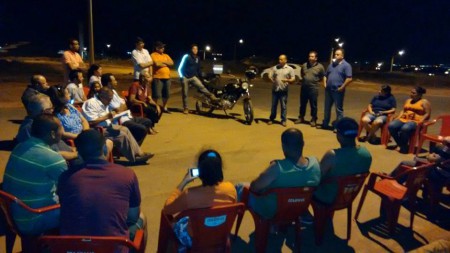 Reniões sobre infraestrutura do bairro Terras de Santa Maria