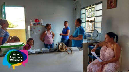 Projeto Bate Papo com Vereador no bairro Vila Real